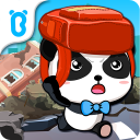 Kleiner Panda Erdbebentraining Icon