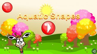 Aquatic Shapes -Kids Game screenshot 2