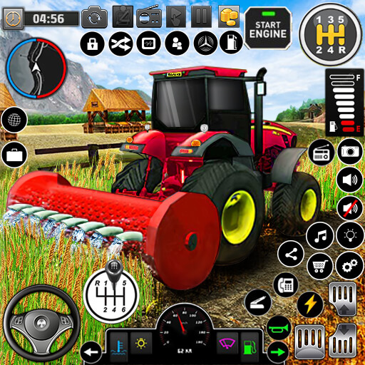 Jogos de condução de agricultura de trator versão móvel andróide