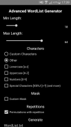 Advanced Wordlist Generator screenshot 0