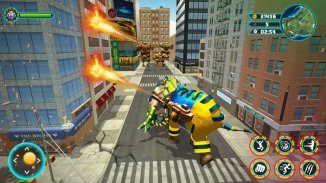 Elephant transformation Robot Shooting game 2020 screenshot 0