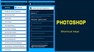 Shortcuts keys of Photo Shop screenshot 0
