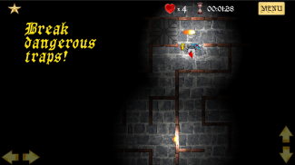 Pouco bravo cavaleiro: Aventuras no labirinto screenshot 2