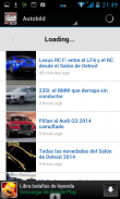Revistas de coches, lector RSS screenshot 2