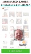 Animated baby WhastApp sticker screenshot 3