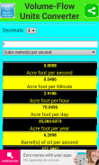 Volume-Flow Units Converter screenshot 0