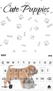 Cute Puppies Animated Keyboard + Live Wallpaper screenshot 1