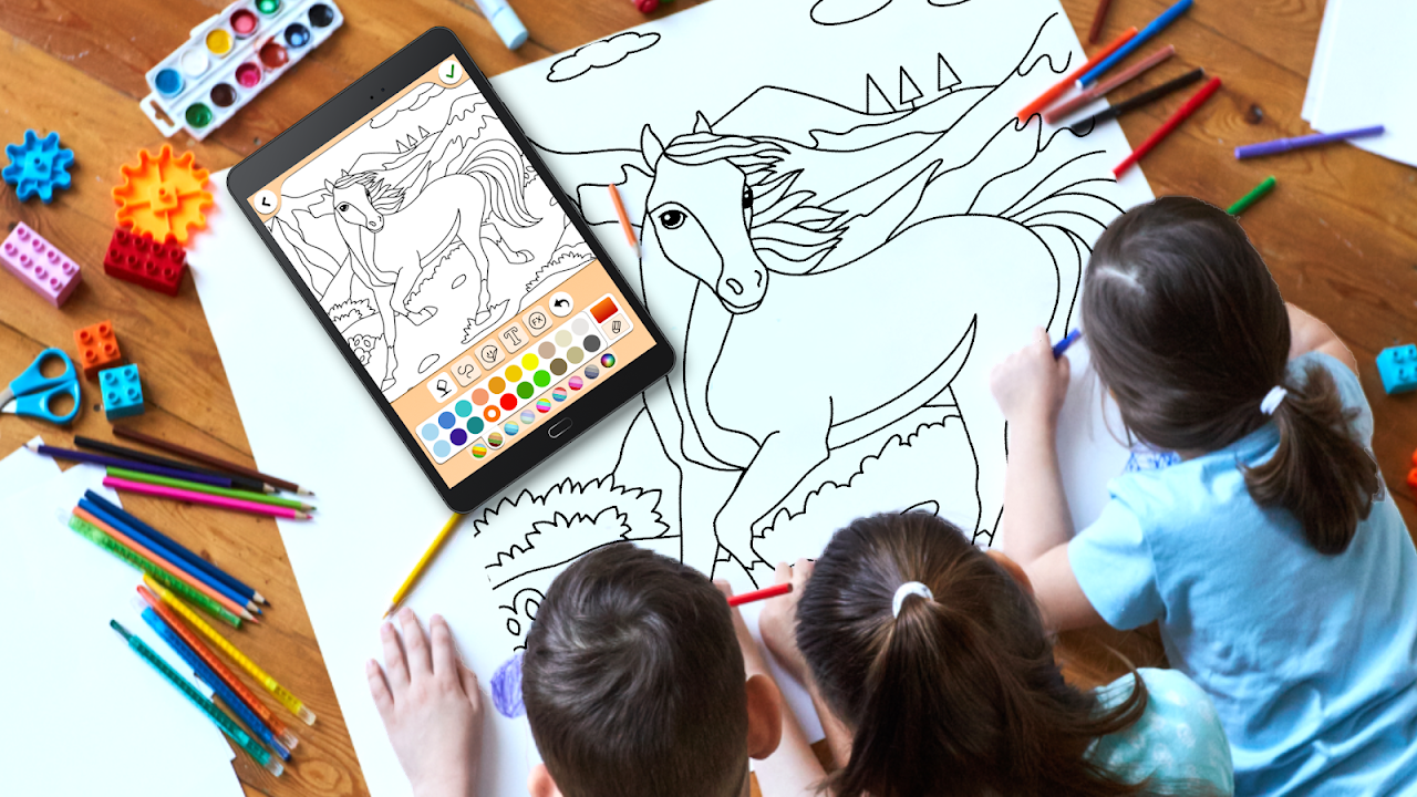 Pintura a óleo jogo de colorir versão móvel andróide iOS apk