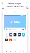 Aloha Browser Lite: VPN grátis screenshot 3