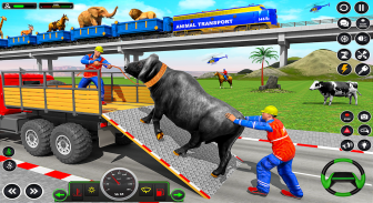 Animal Transports Truck Games screenshot 17