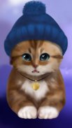Toffee Cute Kitty Live Wallpaper screenshot 1