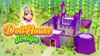 Doll House Design: Girl Home Game, Color by Number screenshot 5