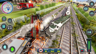 शहर रेल गाडी चालक सिम्युलेटर 2019 रेल गाडी खेल screenshot 4