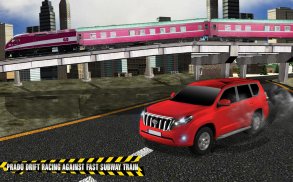 Train vs Prado Racing 3D screenshot 1