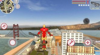 Iron Rope Hero War - Superhero crime city Games screenshot 0