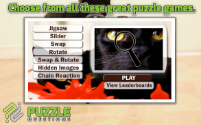 Free Black Cat Puzzles screenshot 0