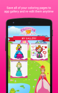 Çocuklar için prenses boyama screenshot 4