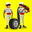 Idle Pit Stop Racing Icon
