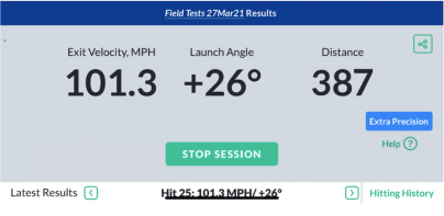 SmartPitch Speed Gun w Hitting