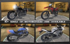 मोटर साइकिल सवार - मोटर बाइक की रेसिंग screenshot 10