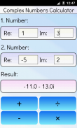 Complex Numbers Calculator screenshot 0