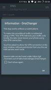 dnspipe - a Dns changer (No Root - IPv6) screenshot 0