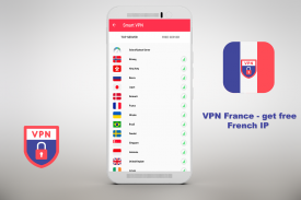 VPN Free - get free French IP Security  ⭐️⭐️⭐️⭐️⭐️ screenshot 2