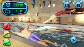 Swimming Pool Water Race Game screenshot 2