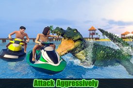 Angry Crocodile Family Simulator: Crocodile Attack screenshot 9