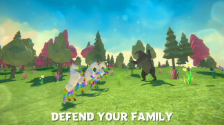 🦄🌈 Unicorn Family Simulator - Magic Horse World screenshot 2