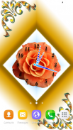 Rose Flower Clock screenshot 5