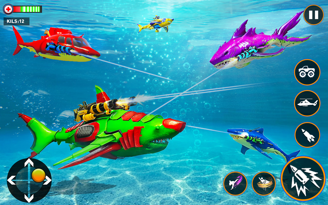 Monster Truck Robot Shark Game - Baixar APK para Android