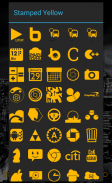 Stamped Yellow Icon Pack screenshot 3