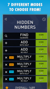 Hidden Numbers Math Game screenshot 1