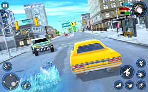 Stickman Rope Hero Gangster - Stickman Ice Hero 3D screenshot 5