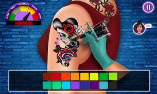 virtuale tatuatore disegni: giochi di tatuaggi screenshot 0