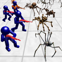 Stickman Spiders Battle Simula Icon