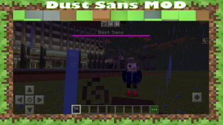 Dust Sans Undertale Mod for Minecraft screenshot 1