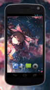 Fan Anime Live Wallpaper of Reimu Hakurei screenshot 1