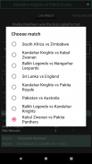 Cricket Line, Live score update screenshot 0