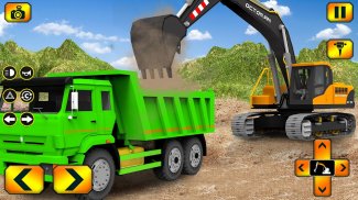 Sand Excavator Truck Driving Rescue Simulator game screenshot 6
