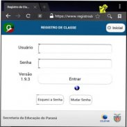 REGISTRO DE CLASSE ONLINE screenshot 0