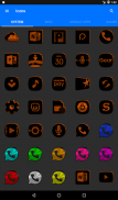 Black and Orange Icon Pack ✨Free✨ screenshot 3