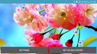 Flower Spring Live Wallpapers screenshot 0