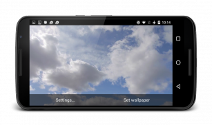 White Clouds HD Live Wallpaper screenshot 3