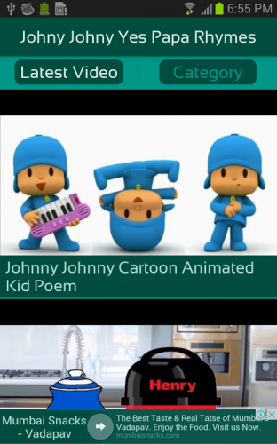 Johny Johny Yes Papa Rhymes 9 9 Download Android Apk Aptoide