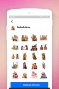 Radhe Krishna Stickers screenshot 1