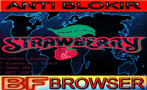 Strawberry Browser Anti Blokir - Browser VPN 2020 screenshot 3