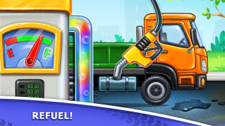 Juegos de camiones para niños - construcción casas screenshot 9