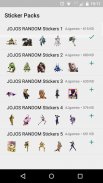 Jojo's Stickers Whatsapp screenshot 1